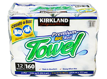 Kirkland Signature Create-A-Size Paper Towels - 12 Pack