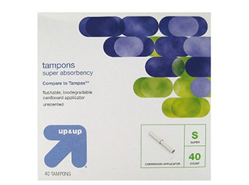 up & up Tampons - Super Absorbency - Cardboard - 40 ct 